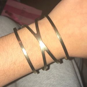 Gold wrap around bracelet